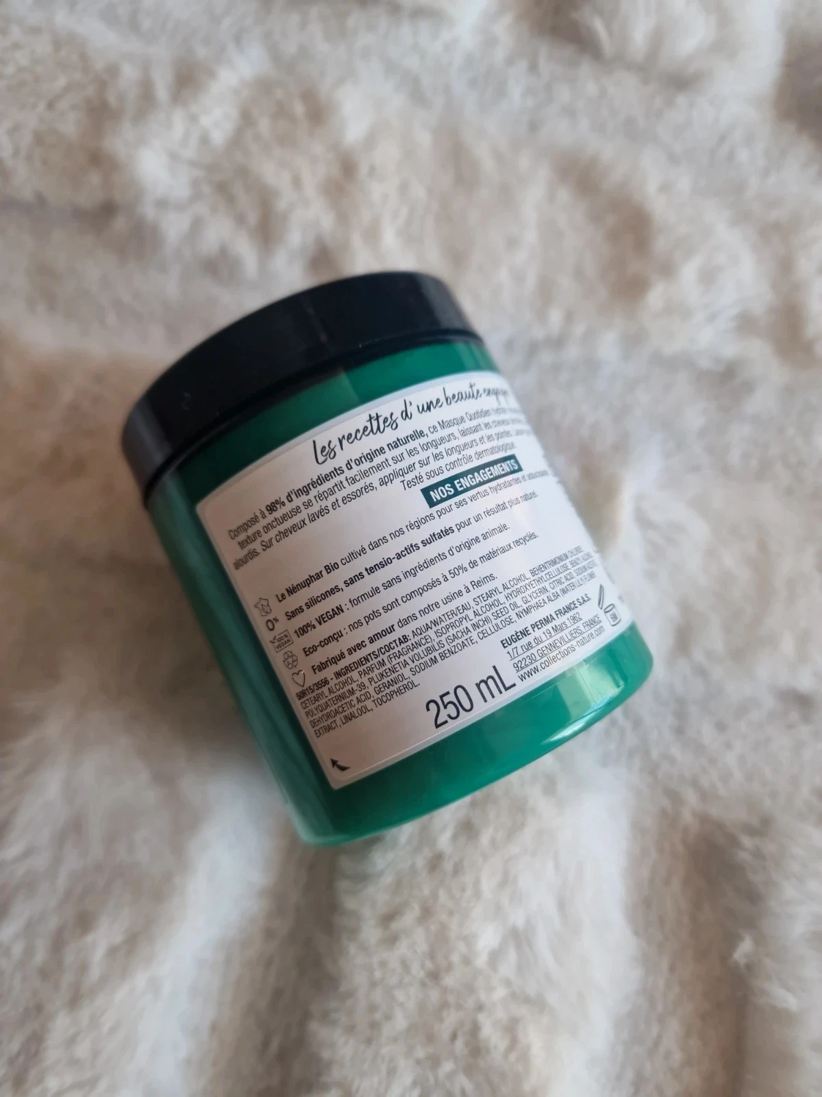 Masque Hydratant Quotidien Collections Nature – Eugène Perma Professionnel – 250 ml – photo 3